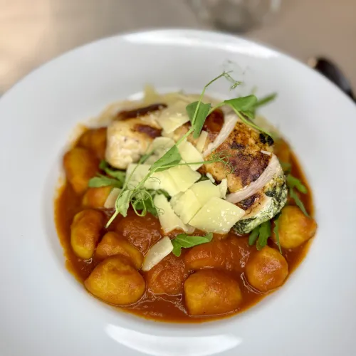 Parajos ricottával töltött csirkemell